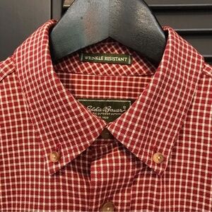 Eddie Bauer Button Down Shirt, Wrinkle Resistant, Size Small